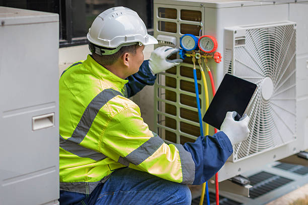 Professional Ductwork Repair technician working in Milford Square, PA